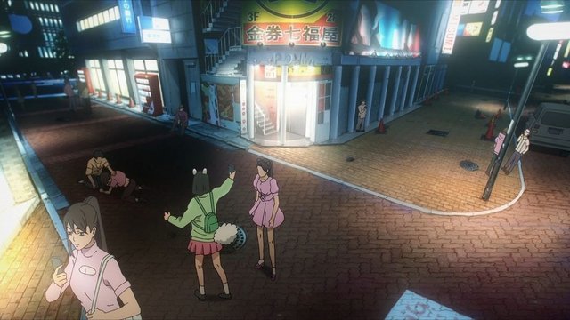 In front of Daikokuya Pawnshop
